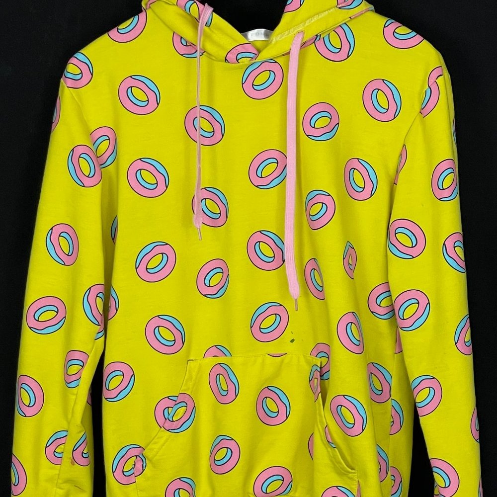 Yellow doughnut sweatshirt